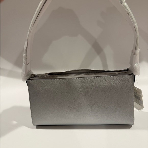 Michael Kors Metallic Silver Shoulder Bag - Picture 2 of 6